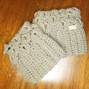 Nutmeg Dragon Scale boot cuffs